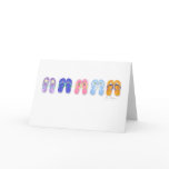 5 Pairs of Flip-Flops Cards