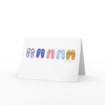 5 Pairs of Flip-Flops Cards