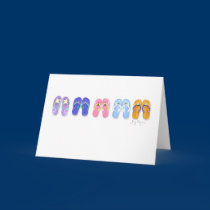 5 Pairs of Flip-Flops Cards
