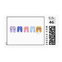 5 Pairs of Flip-Flops Custom Postage postage
