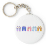 5 Pairs of Flip-Flops Keychain