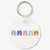 5 Pairs of Flip-Flops Keychain