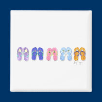 5 Pairs of Flip-Flops Magnet magnets