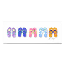 5 Pairs of Flip-Flops Posters & Prints