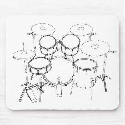 drums drawing