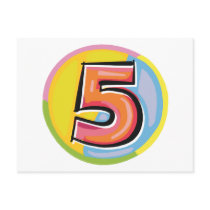 5 postcards