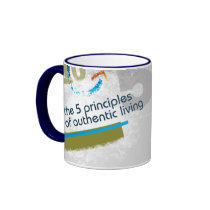 5 Principles 10 Words - Ringer Mug mugs