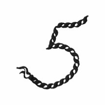 "5" Rope Number 2.5"