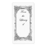 5 sheets of 8 Edwardian-Inspired Book Plates Personalized Shipping Label