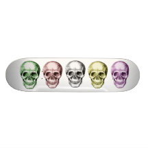 5 Skulls Skate Board