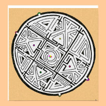 5 solutions maze design posters
