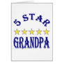 5 Star Grandpa Greeting Card