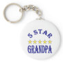 5 Star Grandpa Keychain