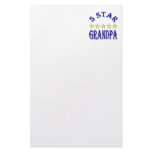 5 Star Grandpa Stationery Design