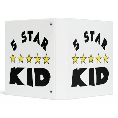 5 Star Kid 3 Ring Binder by awardgear
