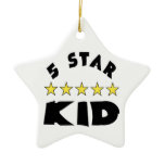5 Star Kid Christmas Ornament