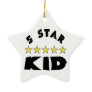 5 Star Kid Christmas Ornament