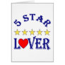 5 Star Lover (Blue) Card
