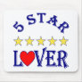 5 Star Lover (Blue) Mousepad