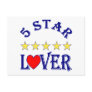 5 Star Lover (Blue) Postcards