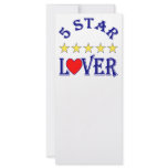 5 Star Lover (Blue) Custom Rack Cards