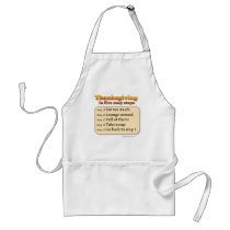 5 Step Thanksgiving apron