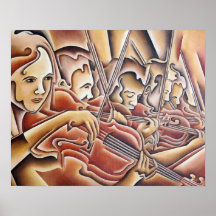 5 Violins print