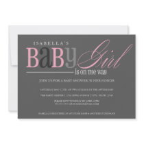 5 x 7 Baby Girl | Baby Shower Invite