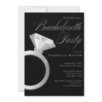 5 x 7 Engagement Ring | Bachelorette Party Invite