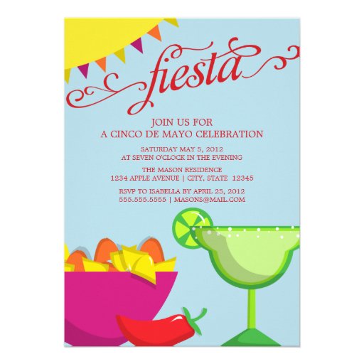 5 x 7 Fiesta | Party Invite