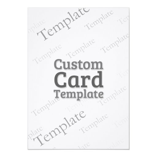 5 quot x 7 quot invitation custom template zazzle 5 x 7 invitation template