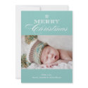 5 x 7 Merry Christmas | Photo Holiday Card Announcement
