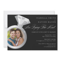 5 x 7 Ring Photo | Engagement Party Invite