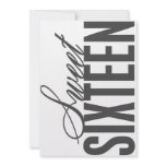 5 x 7 Sweet Sixteen | Birthday Party Invite