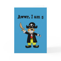 5 year old pirate boy cards