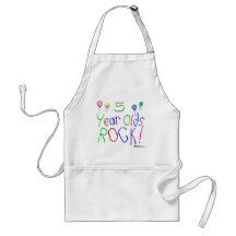 5 Year Olds Rock ! Aprons