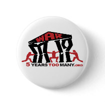 5 Years Too Many Button (round) by 5yearstoomany 5 Years Too Many Button (round)