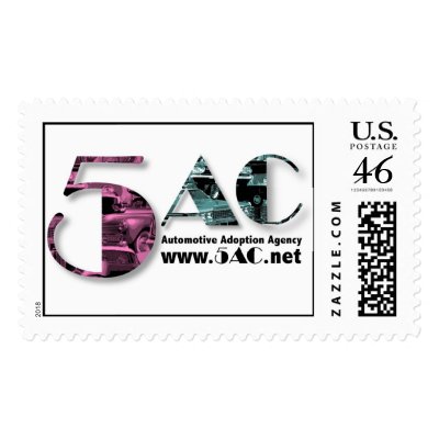 5AC Automotive Adoption Agency Postage Stamps by studio524