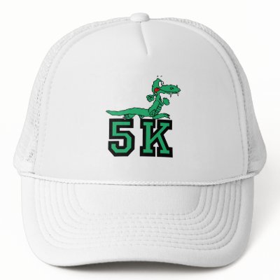 5K gator Trucker Hats by runnersboutique