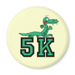 5K gator Refrigerator Magnet
