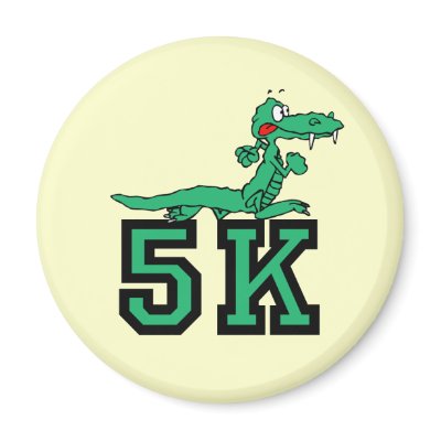 5K gator Refrigerator Magnet by runnersboutique