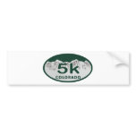 5k license oval bumper stickers