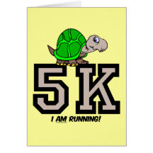 5K runner Card