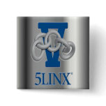 5LINX Silver Logo Pin buttons