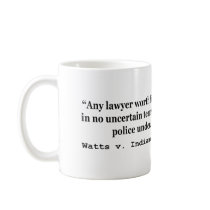 5th Amendment Watts v Indiana 338 US 49 1949 Mug