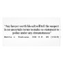 5th Amendment Watts v Indiana 338 US 49 1949 Personalized Photo Card