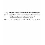 5th Amendment Watts v Indiana 338 US 49 1949 Tshirt