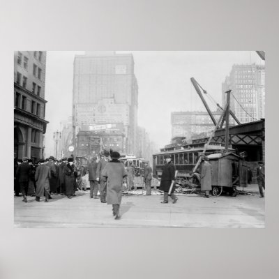 5th Ave. and Broadway: early 1900s Posters by Photoblog