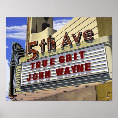 5th Avenue Theater Poster print