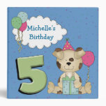 5th Birthday Binder